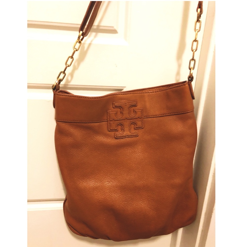 Camel Tory Burch purse